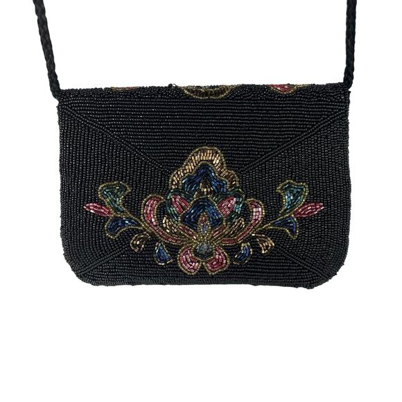 Lillian Vernon Beaded Shoulder Evening Bag - Picture 3 of 10